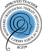 approved teacher_registered craniosacral therapist_logo Professional logo for an Approved Teacher and Registered Craniosacral Therapist.